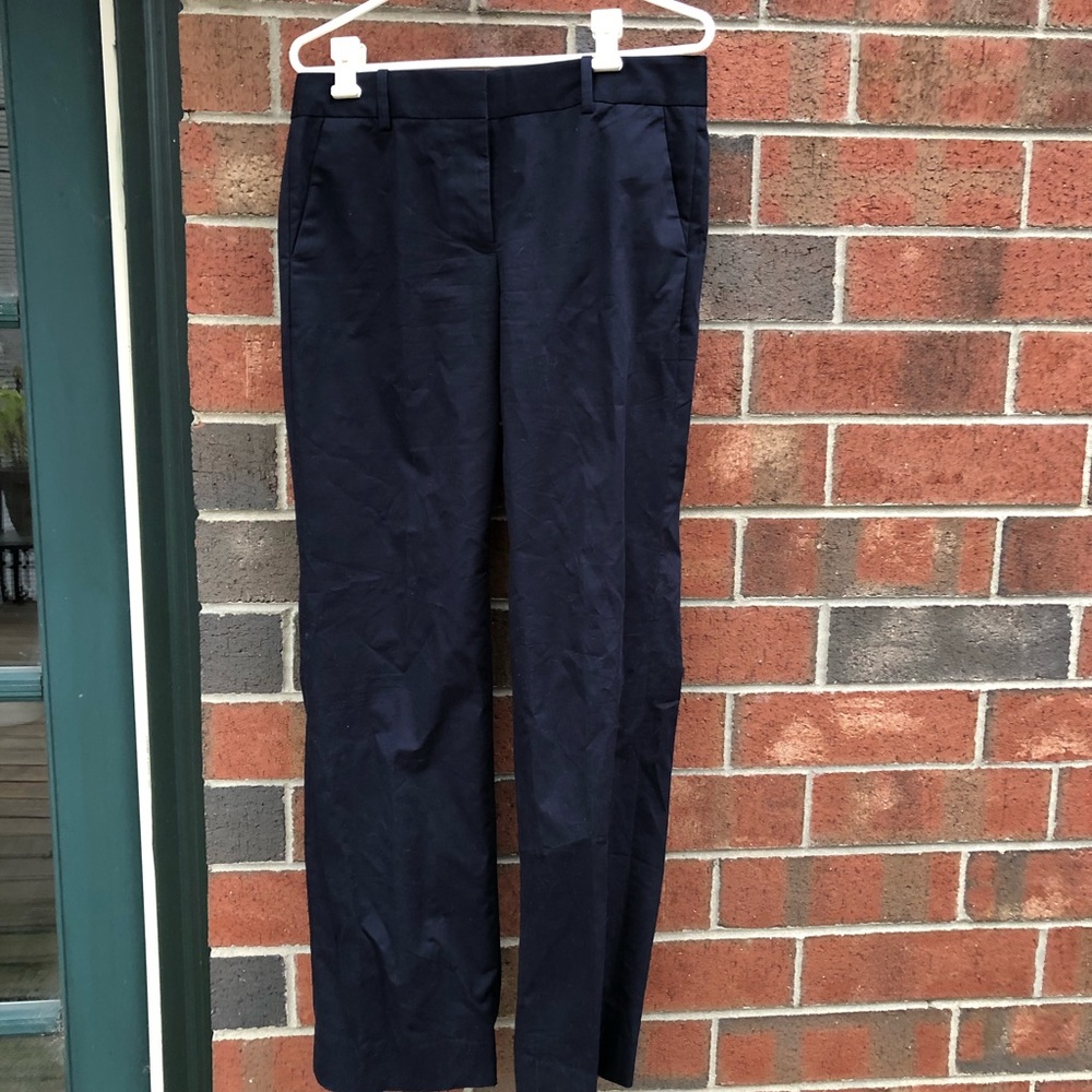 Navy j.crew trouser pant